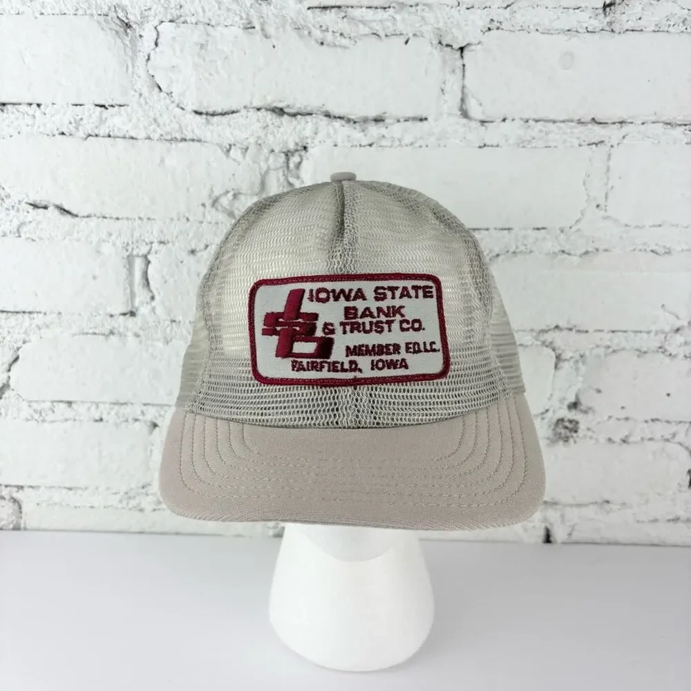 Vintage Iowa State Bank And Trust Snapback